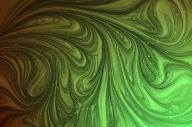 Mermer soyut akrilik zemin. Doğa yeşili mermer sanat eseri dokusu. Altın parıltı.