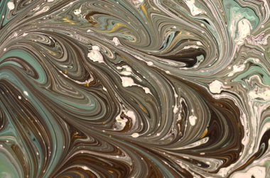 Mermer akrilik arka plan. Ebru sanat doku doğa mavi. Altın glitter.