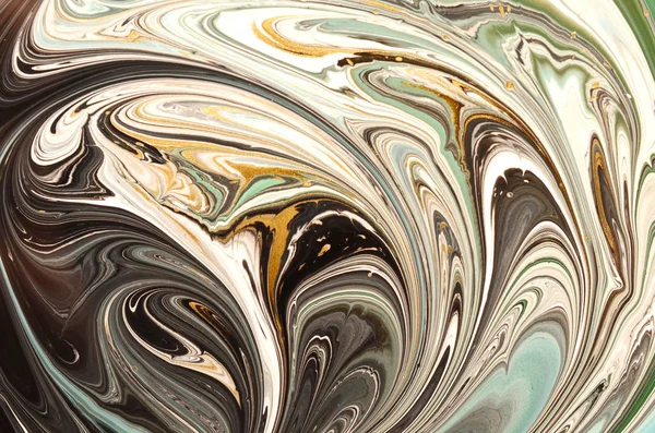 Marmor Abstrakten Acryl Hintergrund Textur Der Blauen Marmorierung — Stockfoto