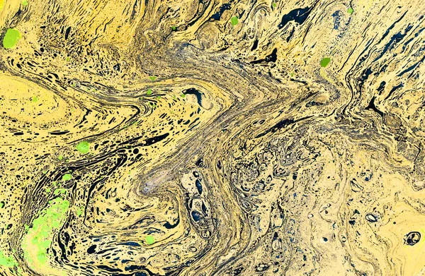 Vätska Abstrakt Bakgrund Med Oljemålning Ränder — Stockfoto