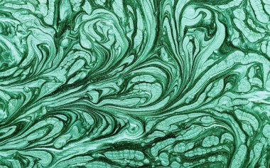 Altın Ebru doku tasarım. Mavi ve altın mermer desen. Sanat sıvı. 