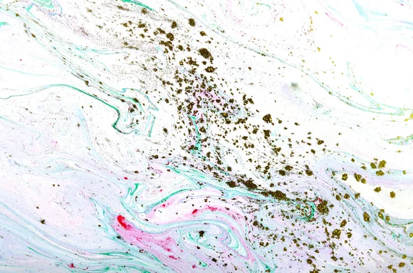 Абстрактный Цвет Фона Жидких Красок Крупным Планом — стоковое фото