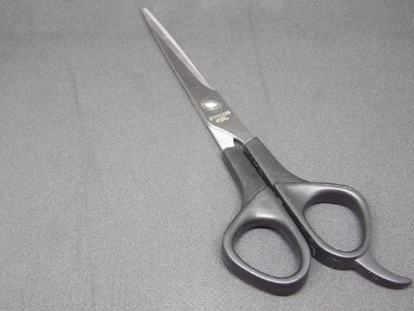 Scissors Haircuts Black Handles — Stock Photo, Image