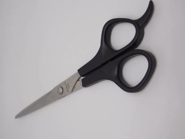 Scissors Haircuts Black Handles — Stock Photo, Image