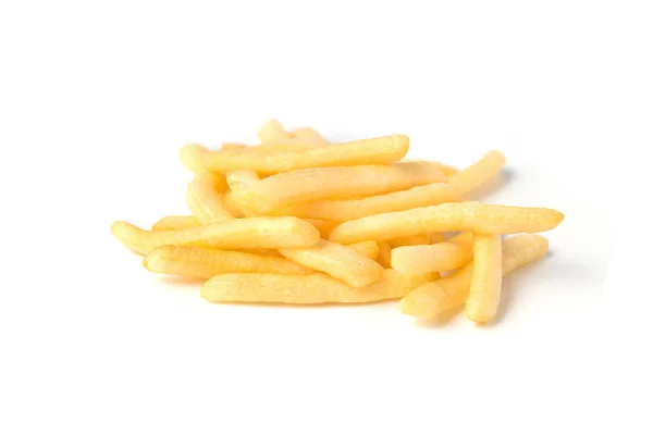 Papas Fritas Patatas Fritas Aisladas Sobre Fondo Blanco — Foto de Stock