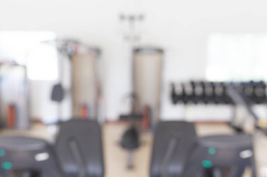 Jimnastik cihazları için arka plan ile bulanıklık.