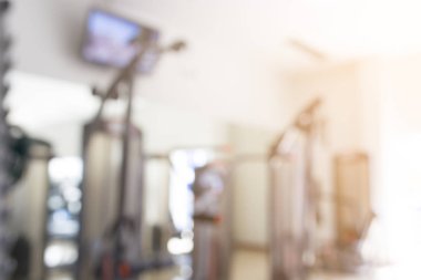 Jimnastik cihazları için arka plan ile bulanıklık.