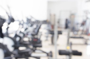 Jimnastik cihazları için arka plan ile bulanıklık.