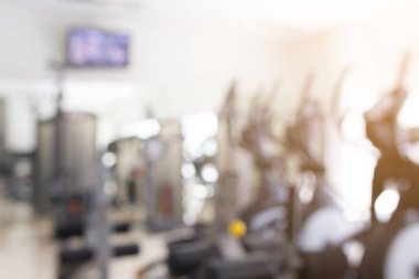 Jimnastik cihazları için arka plan ile bulanıklık.