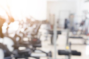 Jimnastik cihazları için arka plan ile bulanıklık.