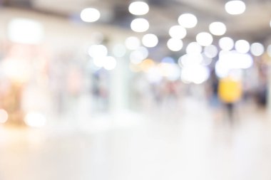 Soyut alışveriş merkezi mağaza insanlar arka plan, tatil ve siyah Cuma kavramı, bulanık.