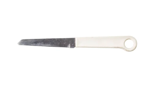 Старый Нож Изолирован Белом Фоне — стоковое фото