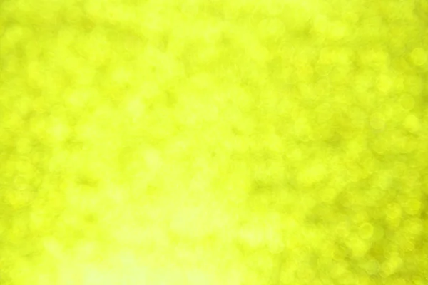 Abstrakt Gul Citron Bokeh Bakgrund För Jul Celebration Koncept — Stockfoto