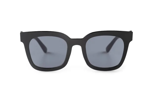 Zwarte Zonnebril Geïsoleerd Witte Achtergrond Met Clipping Pad — Stockfoto