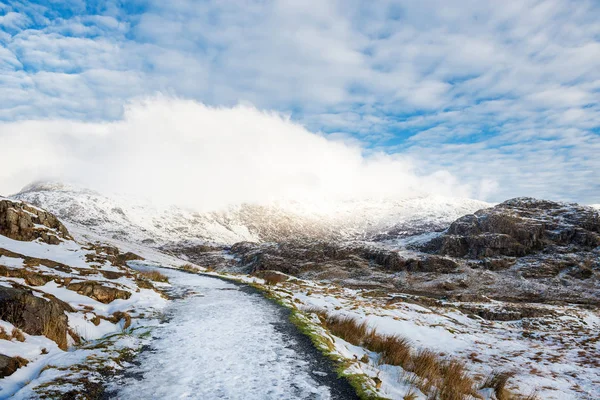 Snowdonia Hegyek Télen 2014 2015 — Stock Fotó