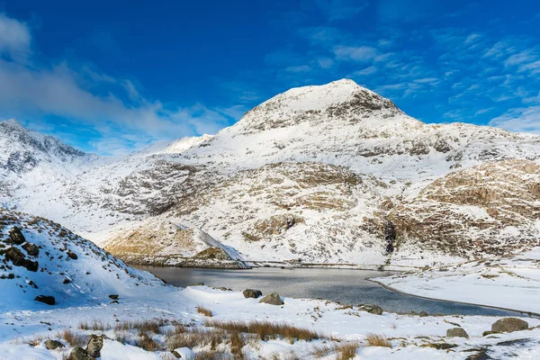 Góry Snowdonia Zimą 2014 2015 — Zdjęcie stockowe