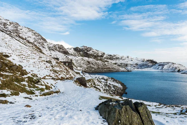 Góry Snowdonia Zimą 2014 2015 — Zdjęcie stockowe