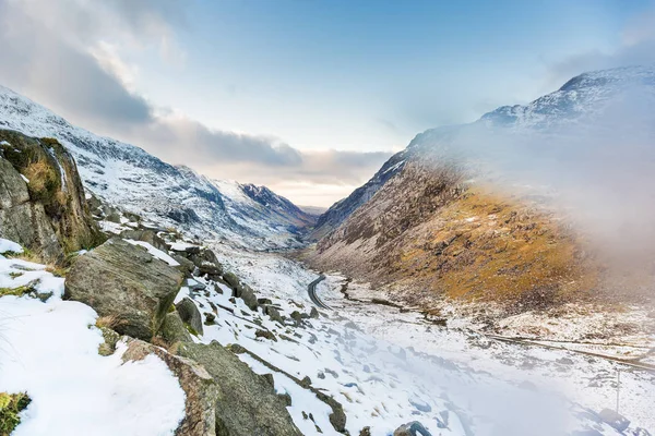 Snowdonia Hegyek Télen 2014 2015 — Stock Fotó