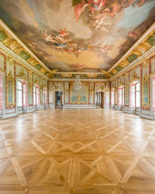 İç ve ayrıntıları Rundale Sarayı, Letonya