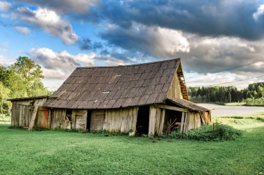 Antik köyün gündüz görüşü, seyahat kavramı