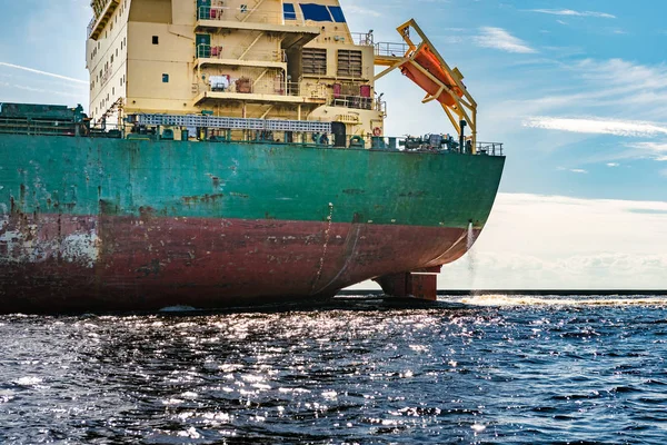 Blick Auf Docks Mit Festmacherbooten Industriekonzept — Stockfoto