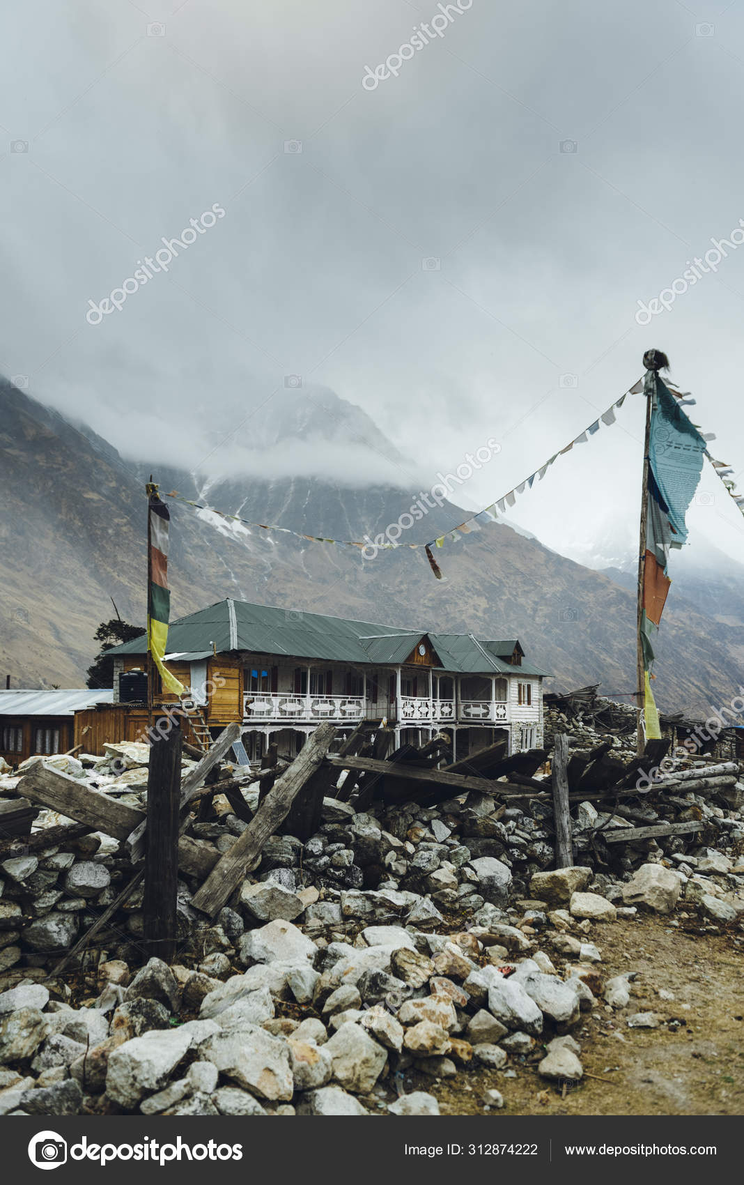 View Mountain Village Tibet Travel Concept Stock Editorial Photo C Valdisskudre