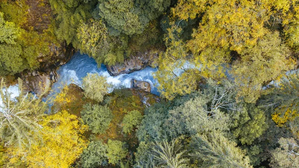 Живописный Вид Горы Осенний Сезон Концепция Красоты Природы — стоковое фото
