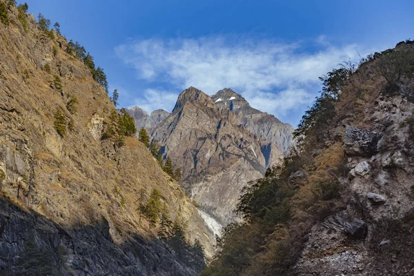 秋天山景 自然美的概念 — 图库照片