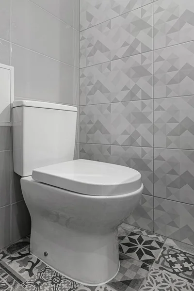 Banyo Odası Açık Renkli Modern Mekan — Stok fotoğraf