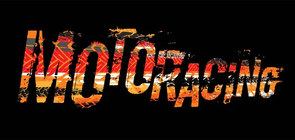 Offroad-Grunge-Schriftzug — Stockvektor