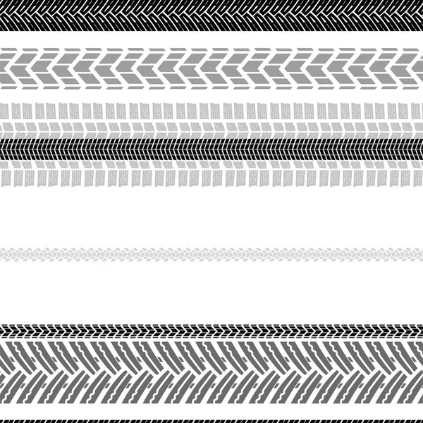 Patrón de neumático sin costura — Archivo Imágenes Vectoriales