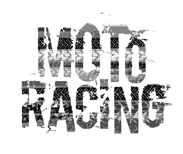 Off-Road grunge moto yazı