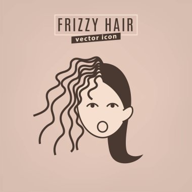 Hair problem icon clipart