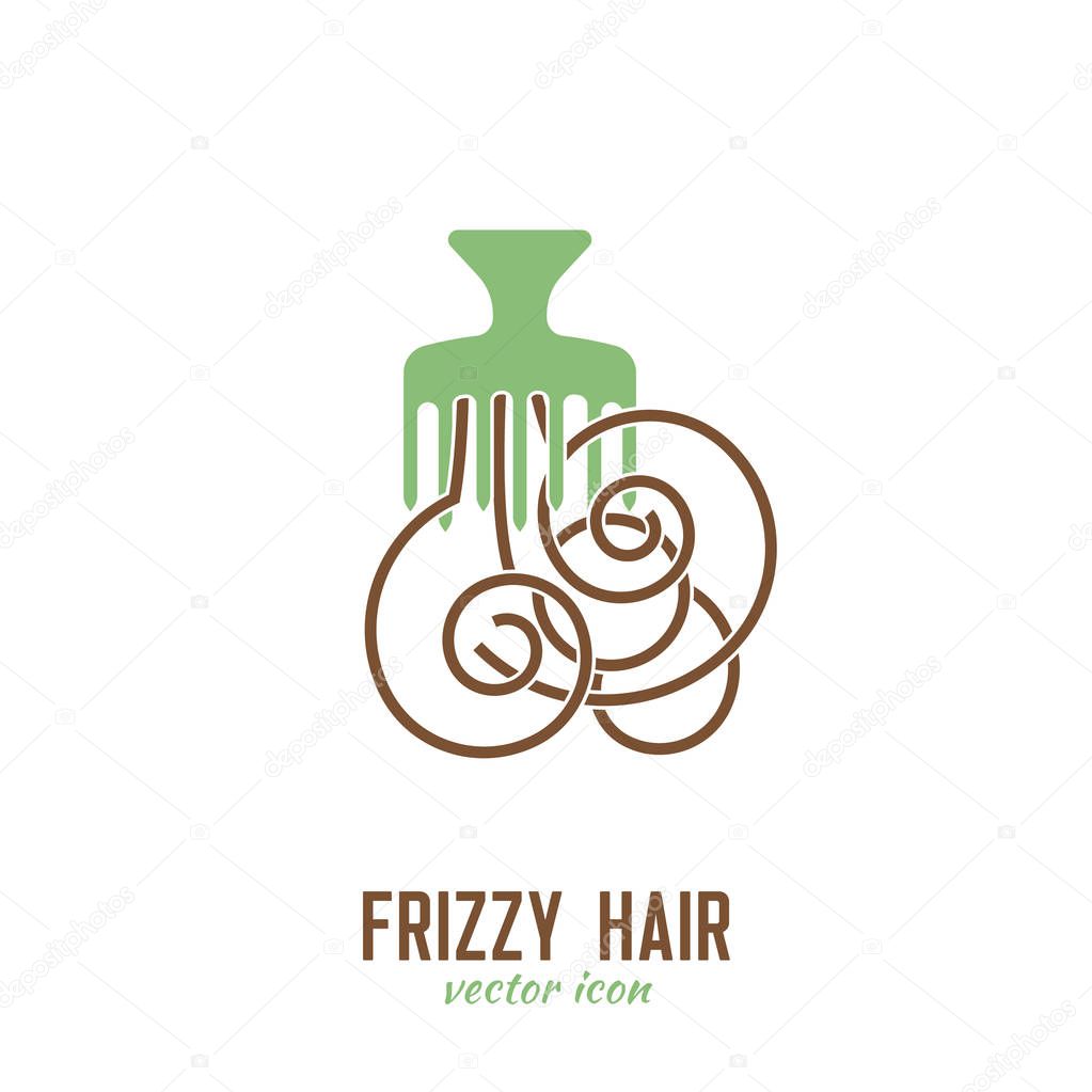 Hair problem icon