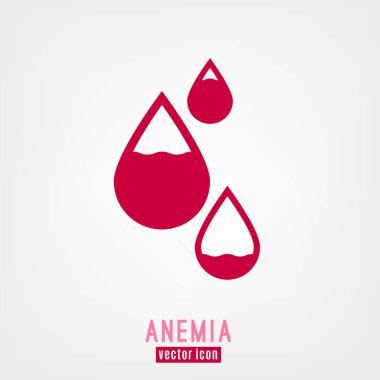 Anemi ve hemofili simgesi