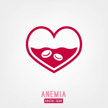 Anemi ve hemofili simgesi