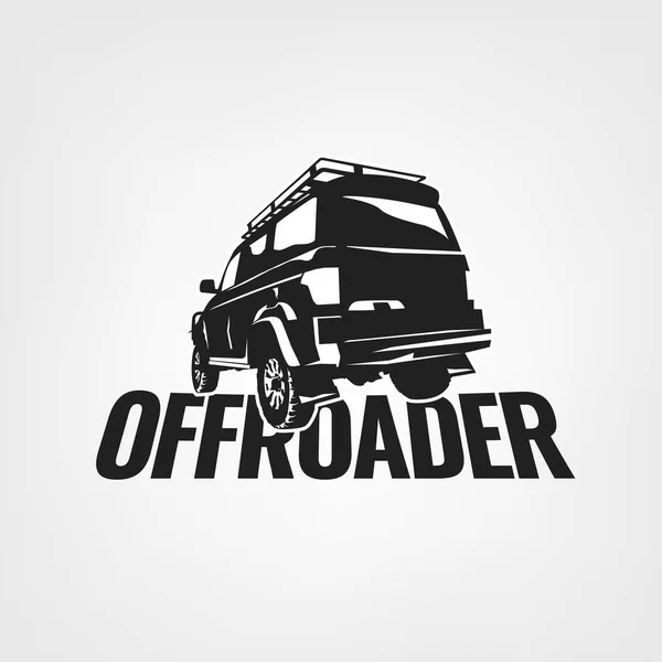 Off-Road araç görüntü — Stok Vektör