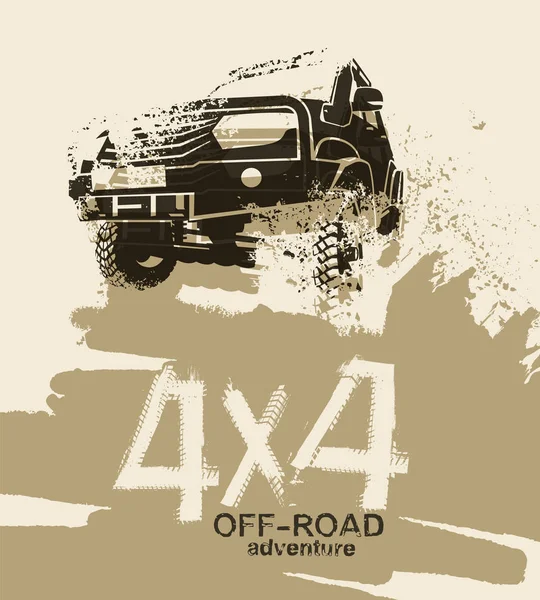 Off Road cotizaciones-10b — Vector de stock