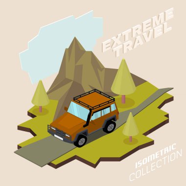 Offroad araba Isometry