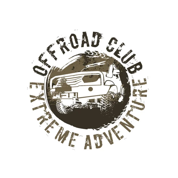Logotipo Off-road Club . —  Vetores de Stock