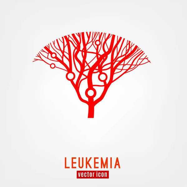 Leucemie Icon Imagine — Vector de stoc