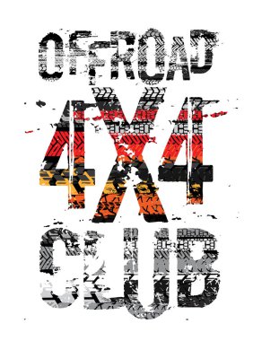 Off-Road lastiği yazı