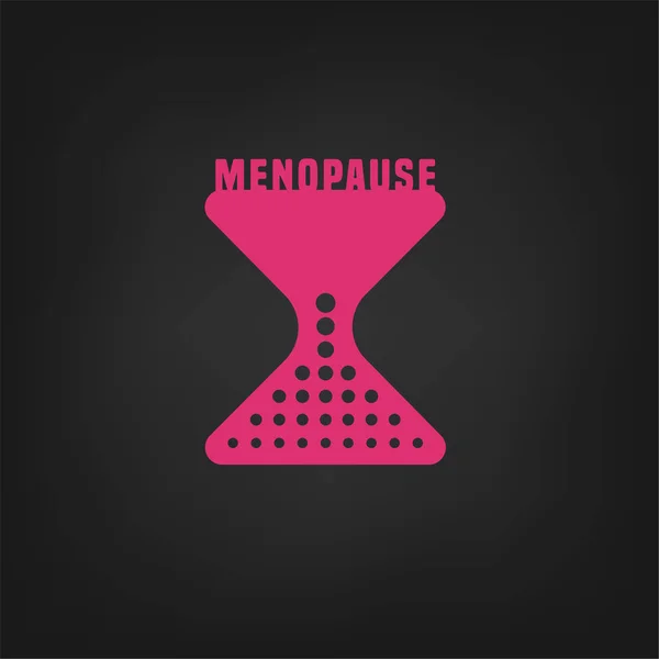 Imagen del icono de la menopausia — Archivo Imágenes Vectoriales