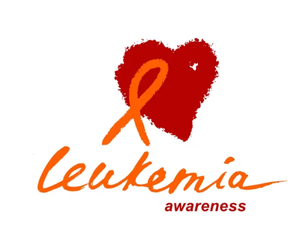 Letreros de leucemia imagen — Archivo Imágenes Vectoriales