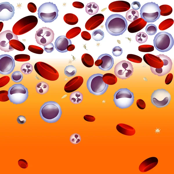 Leukemia Background Image — Stock Vector