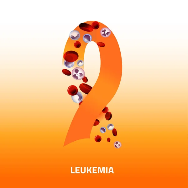 Icono del vector de leucemia — Vector de stock