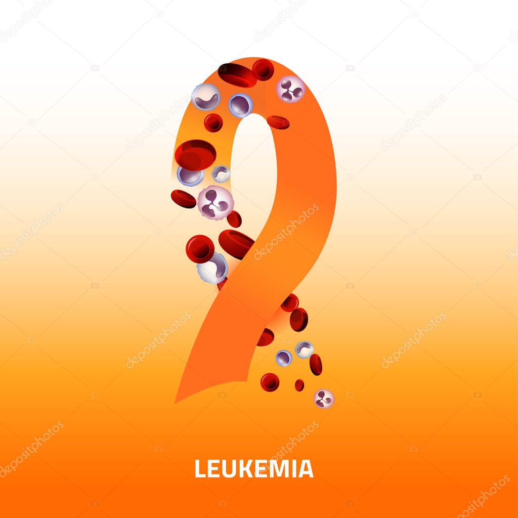 Leukemia vector icon