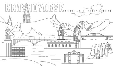 Krasnoyarsk ana konumlar