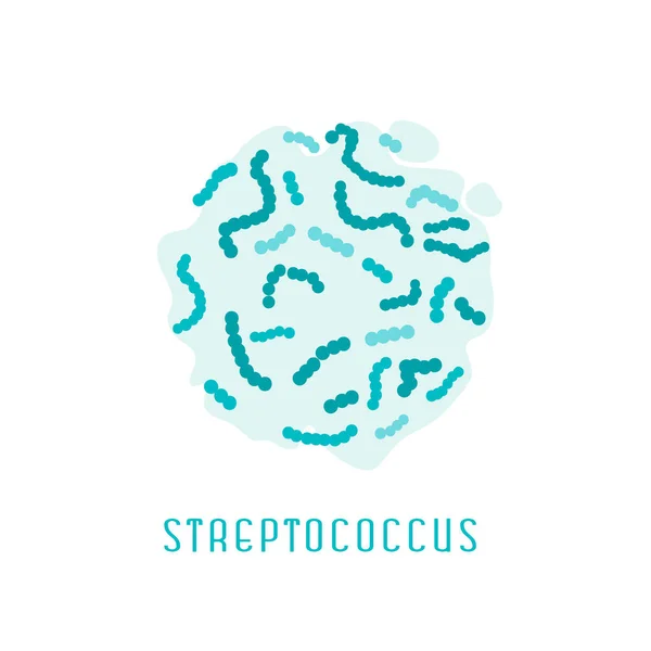 Streptococcus pyogenes зображення — стоковий вектор