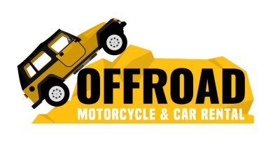 Offroad araba kiralama afiş